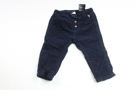 Fodrade byxor från H&M - Storlek 74 - Marinblå