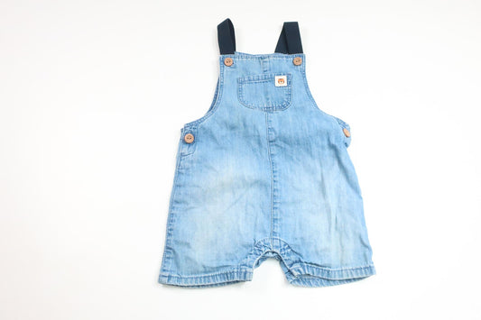 Hängselshorts från H&M - Storlek 80 - Denim