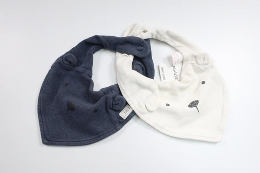 Tvåpack haklappar från Newbie - Storlek One size - Multi