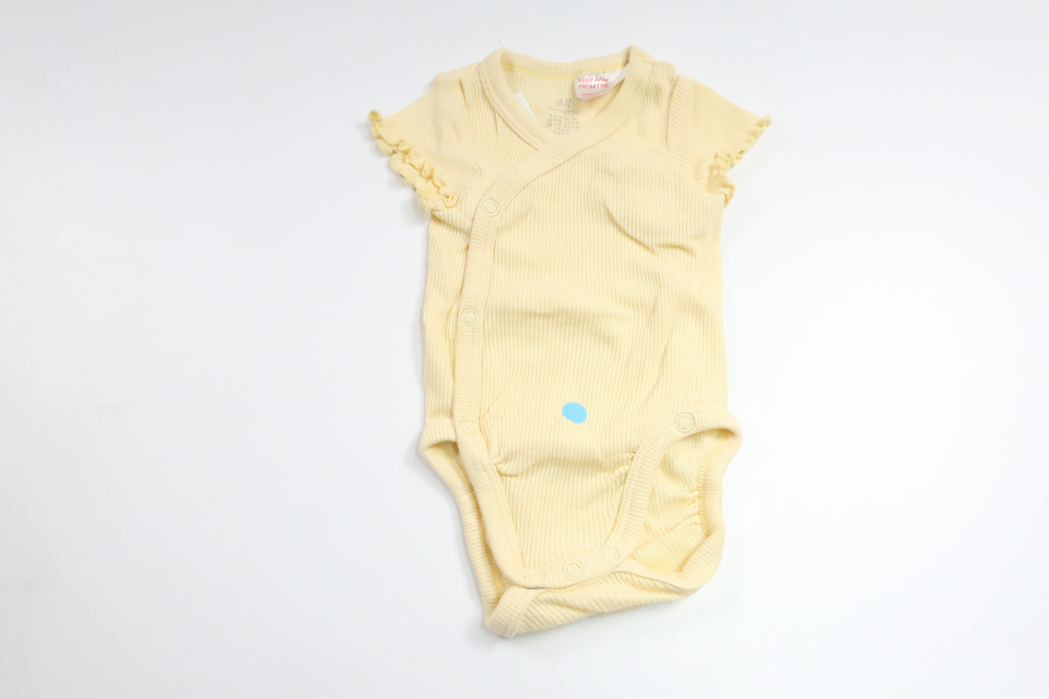 Ribbed bodysuit from H&amp;M - Size 50 - Yellow