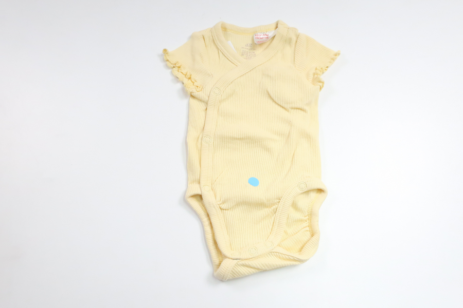 Ribbad body från H&M - Storlek 50 - Gul
