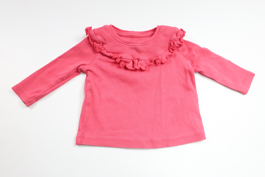 Ribbad tröja från M&S - Storlek 68 - Rosa