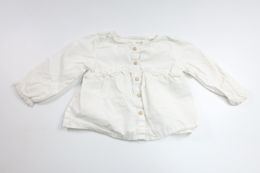 Blus från Zara - Storlek 68/74 - Vit