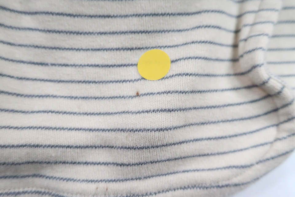 Randig omlottröja från Lindex - Storlek 68 - Beige