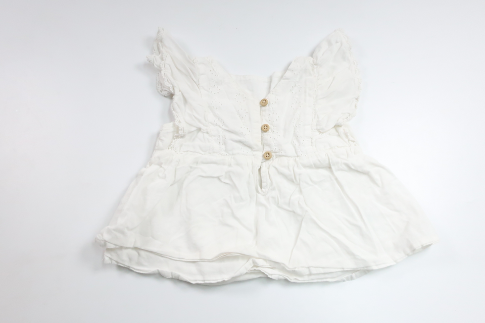 Tunika från Matalan - Storlek 74/80 - Vit