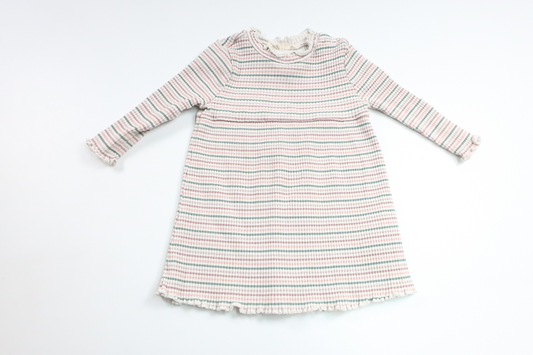 Ribbad klänning från Sweetie - Storlek 68 - Rosa