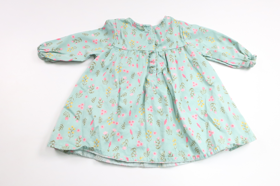 Blommig klänning från Cool Club - Storlek 68 - Grön