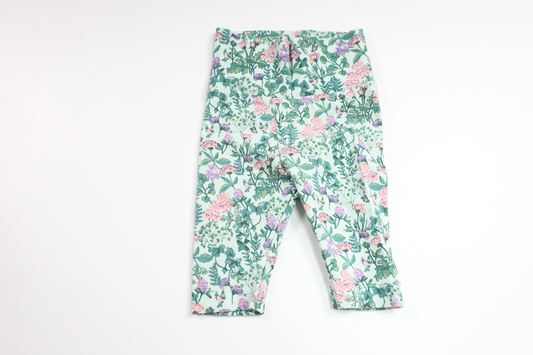 Blommiga byxor från H&M - Storlek 56 - Grön