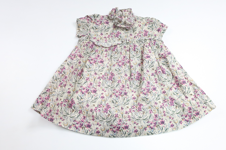 Blommig klänning från Gocco - Storlek 68/74 - Multi