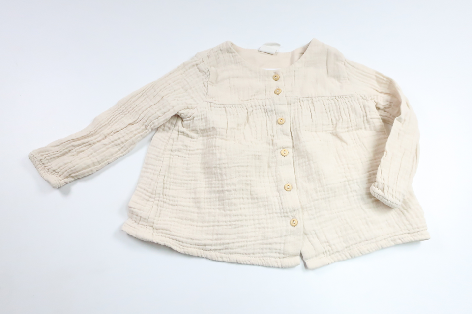 Tunika från H&M - Storlek 74 - Benvit