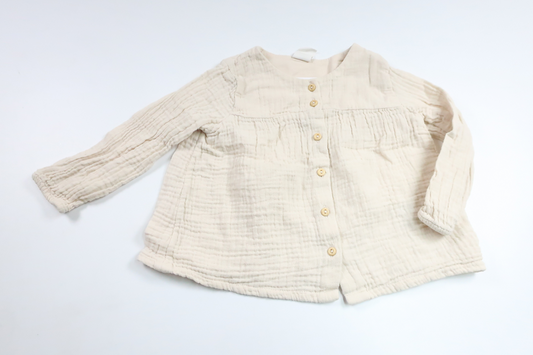 Tunika från H&M - Storlek 74 - Benvit