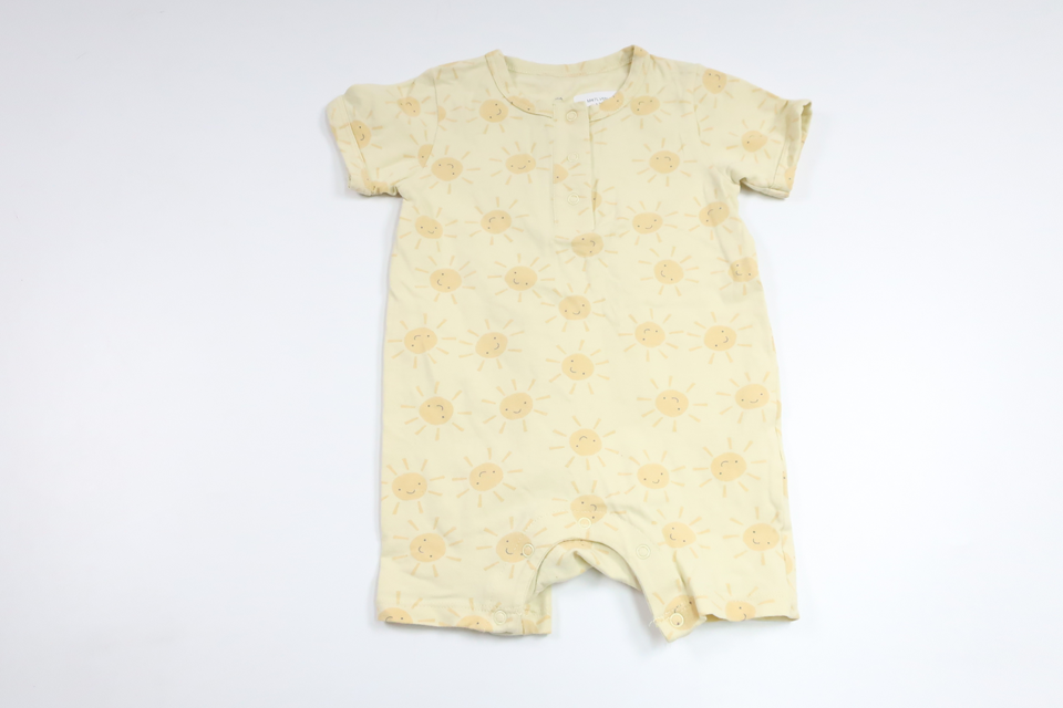 Pyjamas från ICA I Love Eco - Storlek 62 - Gul