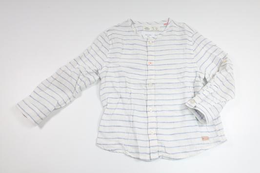 Skjorta i linnemix från Zara - Storlek 98 - Vit