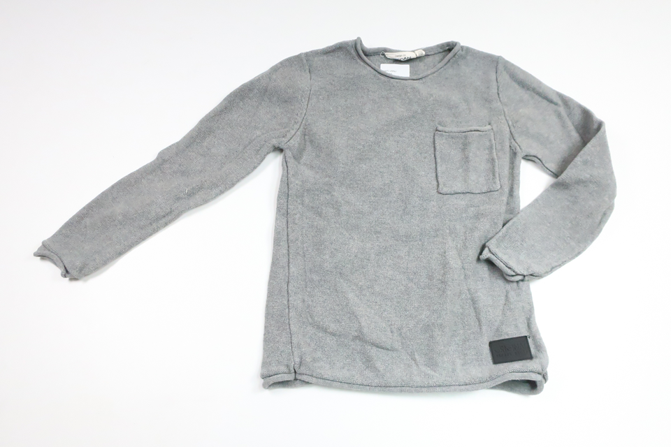 Stickad tröja från Kappahl - Storlek 110/116 - Grå