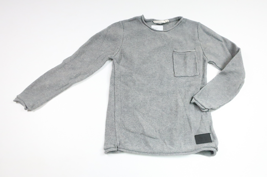 Stickad tröja från Kappahl - Storlek 110/116 - Grå