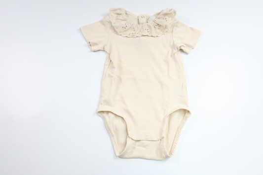 Body med krage från H&M - Storlek 92 - Beige