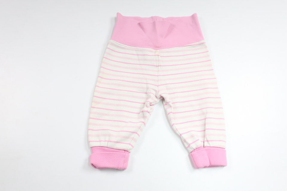 Randiga byxor från Lindex - Storlek 68 - Vit