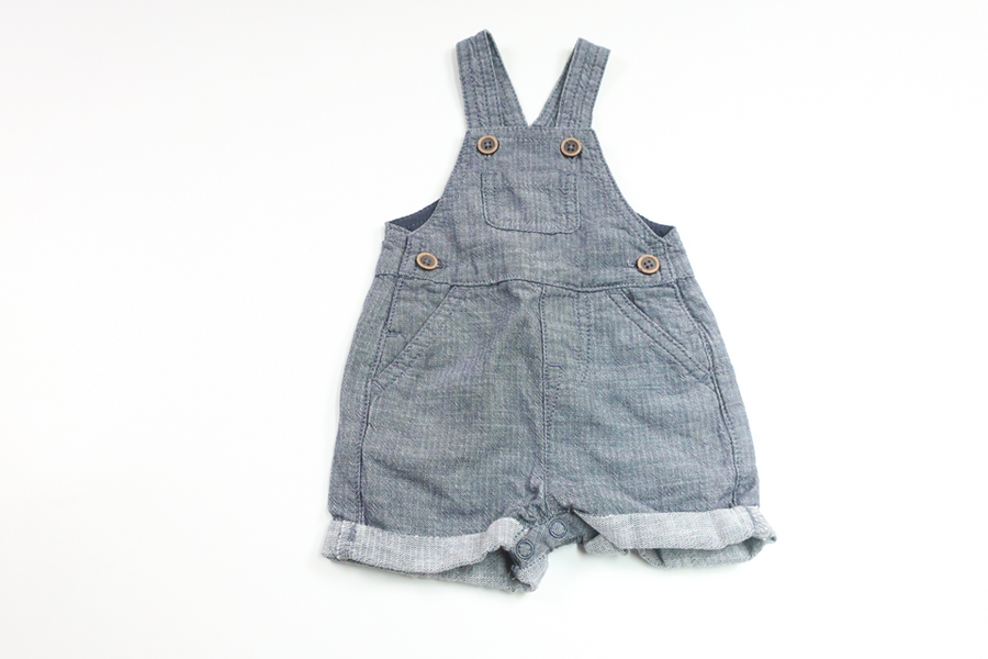 Hängselshorts från Newbie - Storlek 56 - Blå
