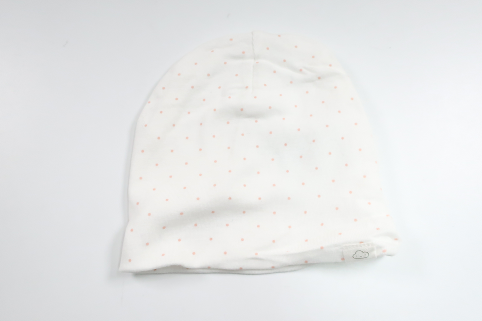 Prickig mössa från H&M - Storlek 74 - Vit