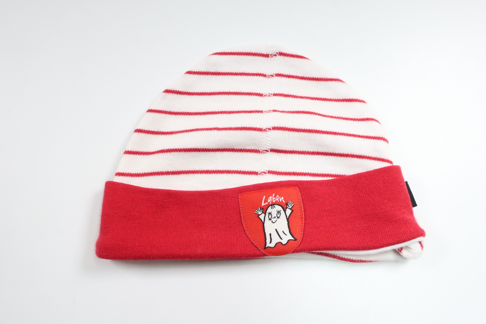Striped hat from Laban - Size 50/56 - White