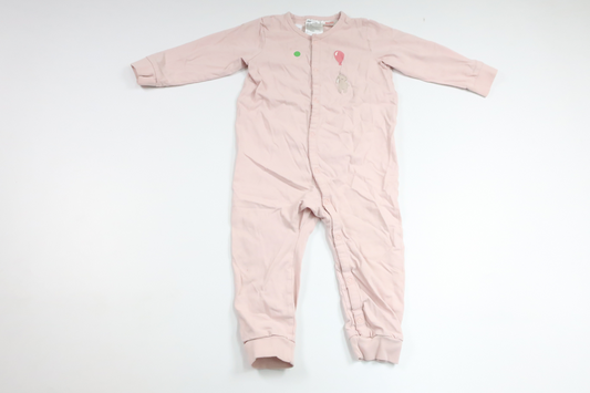 Pyjamas med kanin från H&M - Storlek 86 - Rosa