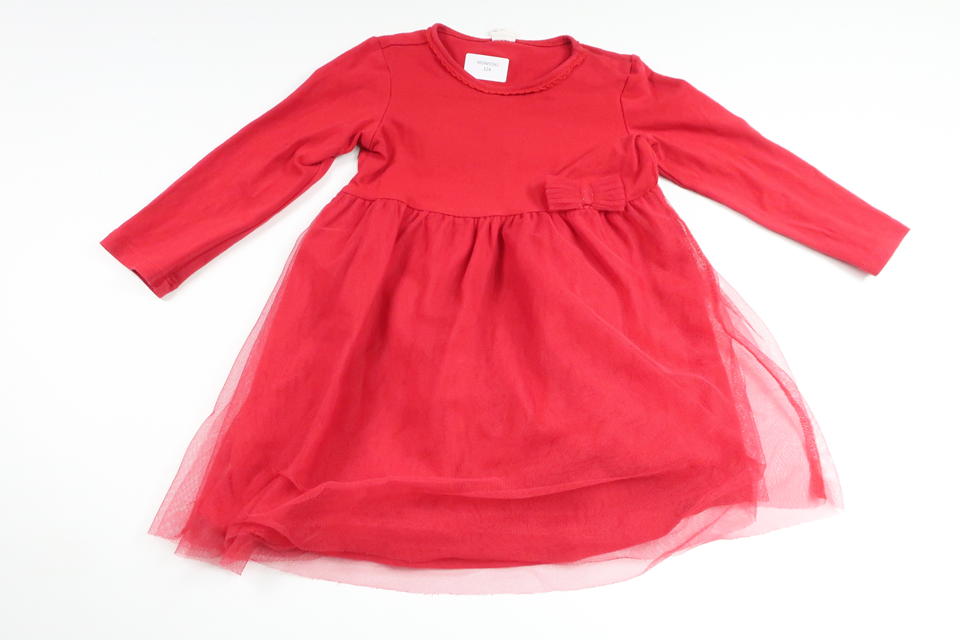 Tyllklänning från H&M - Storlek 86 - Röd