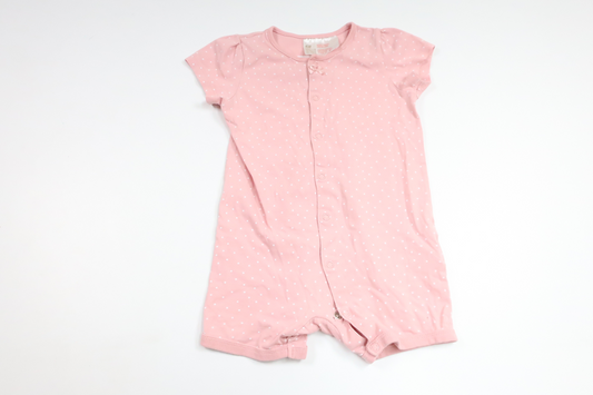 Prickig pyjamas från H&M - Storlek 80 - Rosa