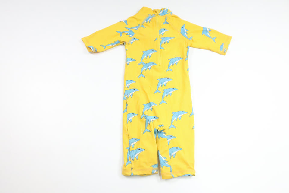 UV-dräkt delfiner från Minimarket - Storlek 74/80 - Gul