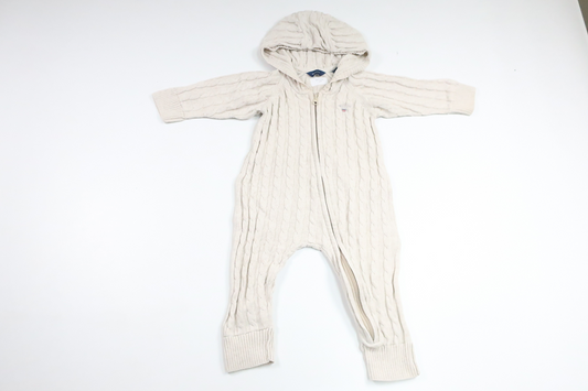 Stickad overall från GANT - Storlek 74 - Beige