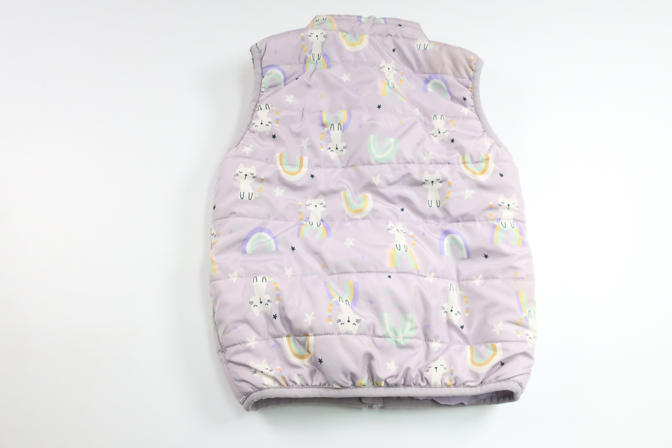 Vadderad väst från Name It - Storlek 98 - Lila