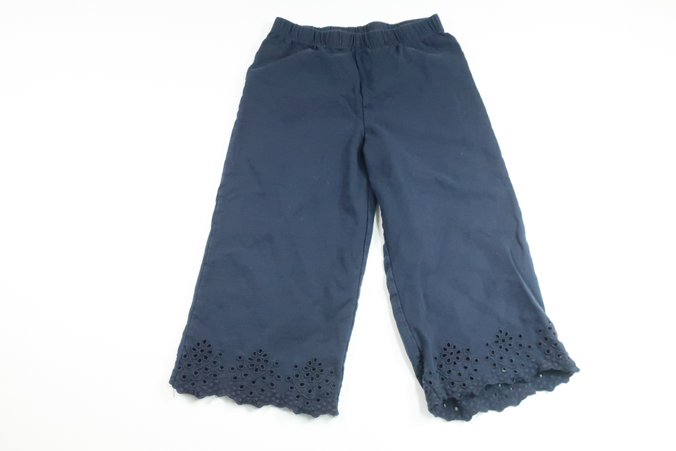 Flared trousers from Mango Kids - Size 128 - Navy blue