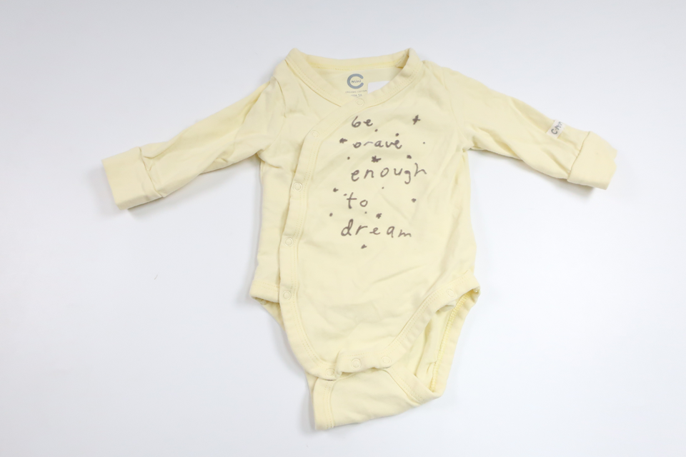 Wrap bodysuit from Cubus - Size 56 - Yellow