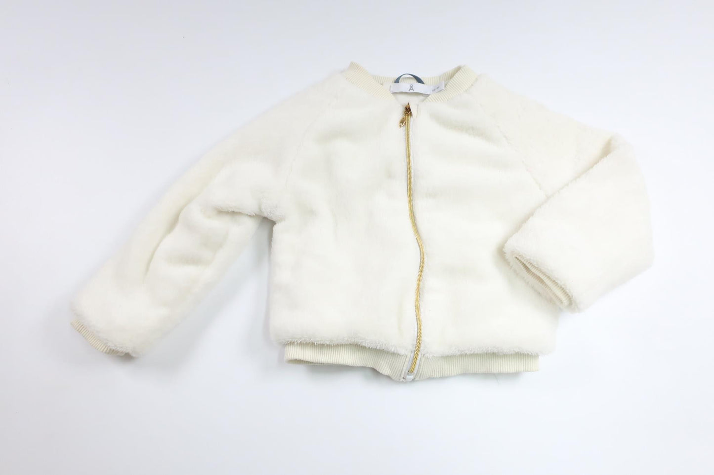 Kofta i fleece från Åhléns - Storlek 86/92 - Benvit