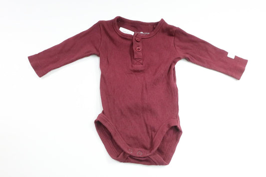 Ribbad body från Tiny One - Storlek 50 - Lila