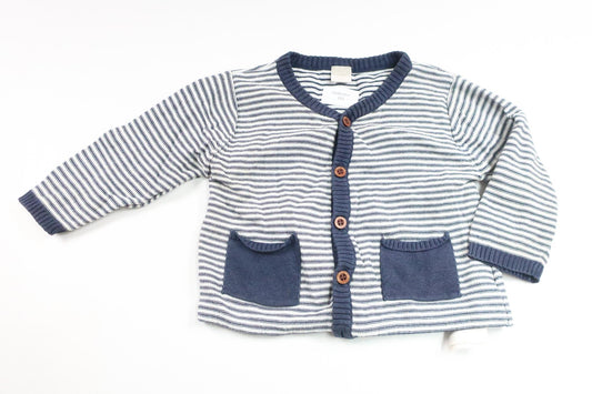 Stickad kofta från Name It - Storlek 68 - Marinblå