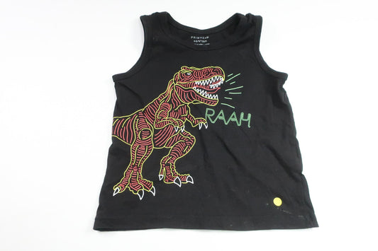 Linne med dinosaurie från Primark - Storlek 110 - Svart