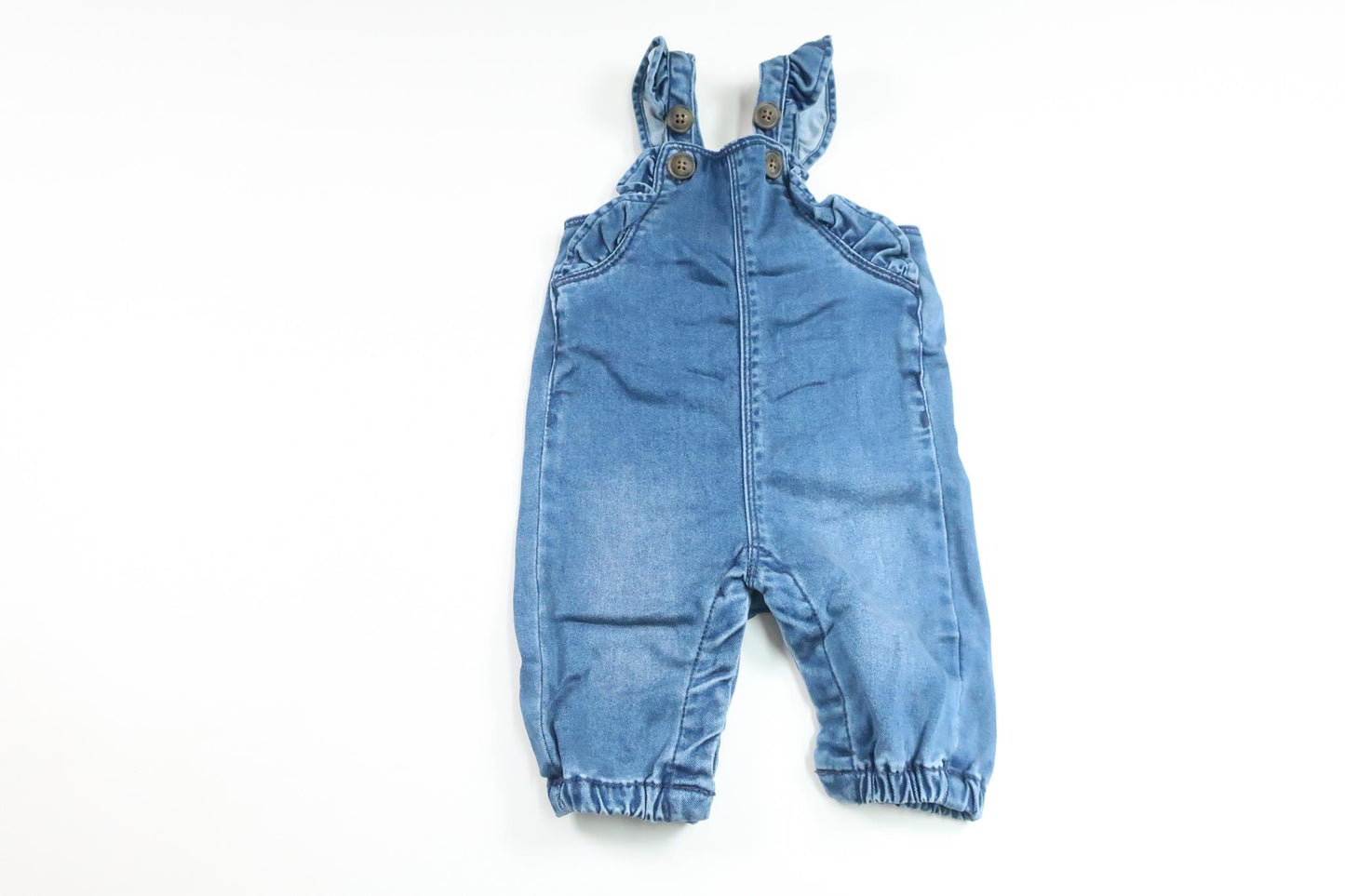 Hängselbyxor från Name It - Storlek 56 - Denim