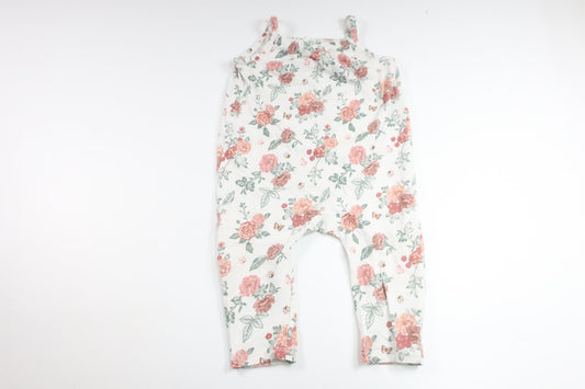 Blommig jumpsuit från H&M - Storlek 86 - Vit
