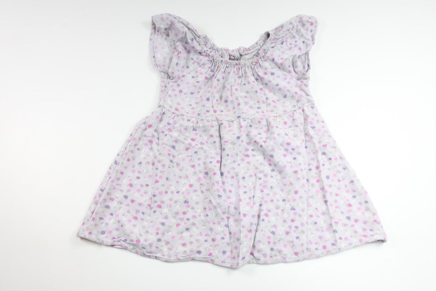 Blommig klänning från Lindex - Storlek 92 - Lila