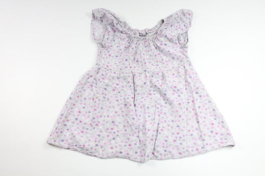 Blommig klänning från Lindex - Storlek 92 - Lila