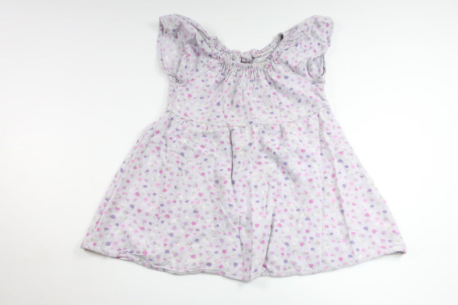 Blommig klänning från Lindex - Storlek 92 - Lila