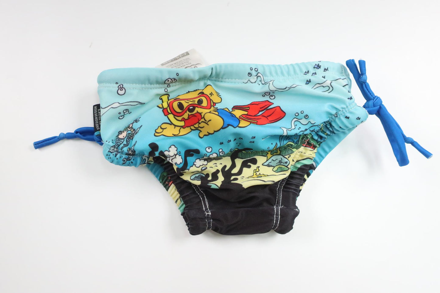 Badblöja med Bamse från Swimpy - Storlek 62/68 - Blå