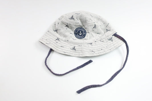 Vändbar solhatt från H&M - Storlek 74 - Grå