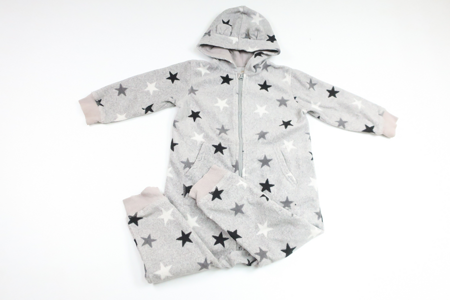 Fleeceoverall från Cubus - Storlek 92 - Grå