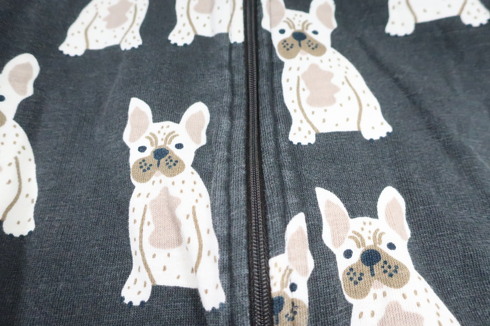 Overall med hundar från Milly & Willy - Storlek 80 - Svart