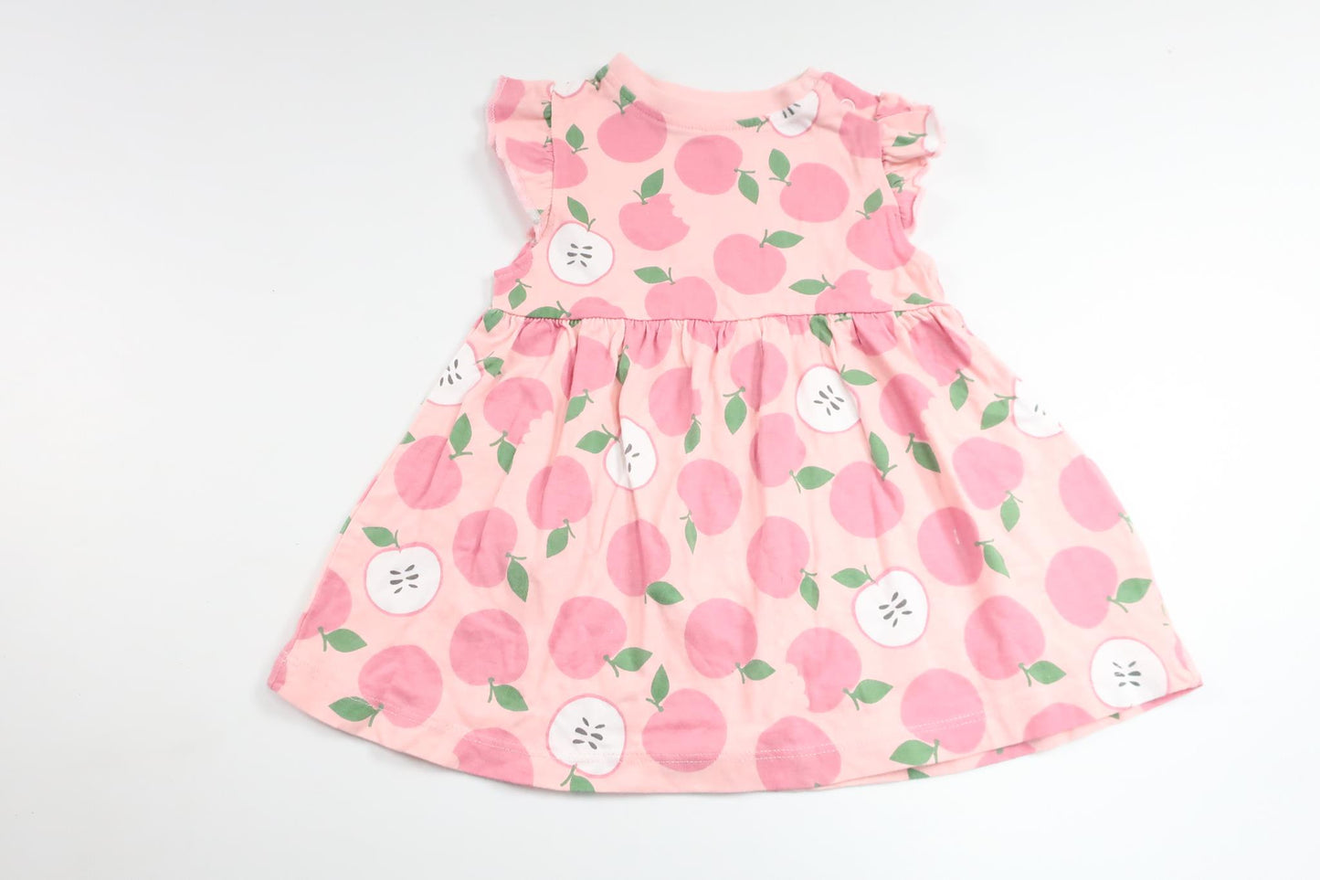 Dress with apple from Pytteliten - Size 68 - Pink