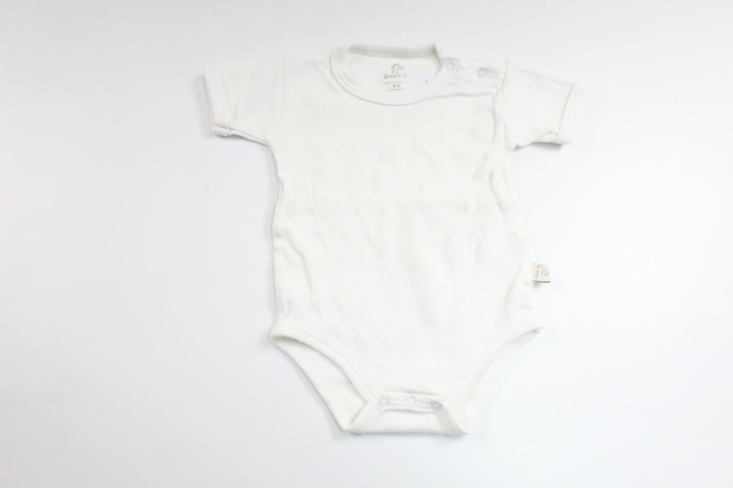 Body från Basic U - Storlek 56 - Vit