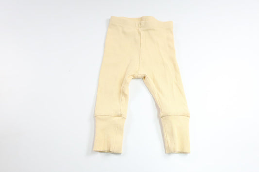 Ribbade byxor från BEBE - Storlek 60 - Gul