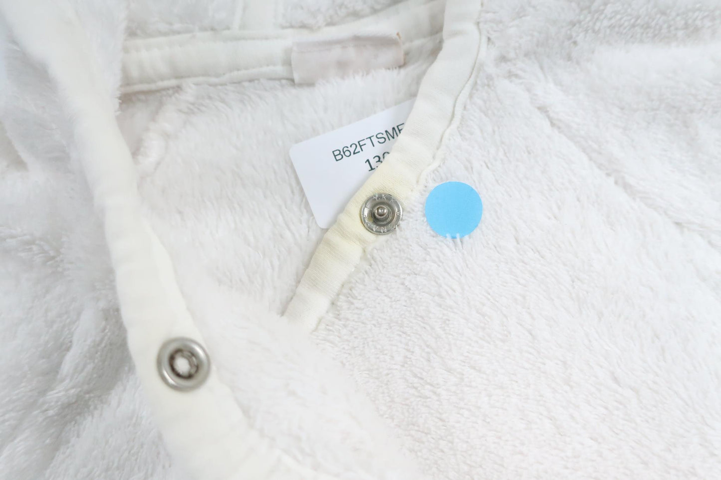 Fleece hooded jacket from Lindex - Size 56 - White