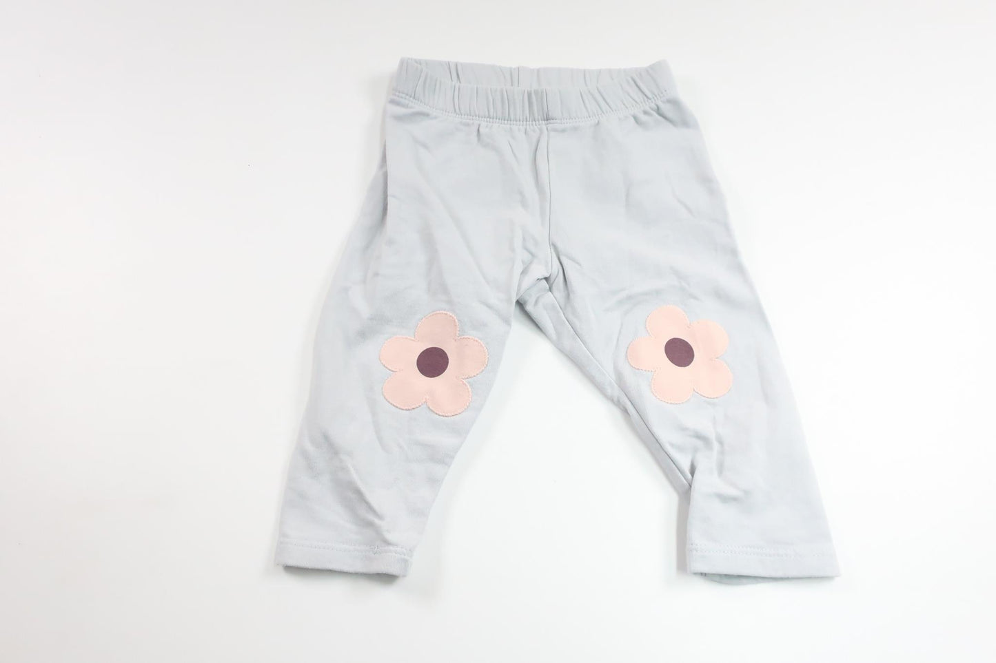 Trousers with flowers from Lindex - Size 68 - Blue